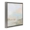 Stupell Industries Modern Neutral Landscape Abstract Framed Floater Canvas Wall Art